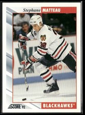 1992-93 Score #543 Stephane Matteau
