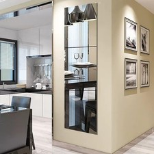 3 PCS Wall Mirror Tiles, Upgrade Shatterproof Self-Adhesive Full Length Mirro...