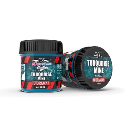 AK Interactive Wargame Terrains Turquise Mine 100ml AK1222