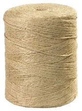 Aviditi Fiber Jute Twine 3-Ply 5000ft Natural 84lbs Strength