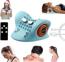 Hugterra Neck Massager 2025, Neck and Shoulder Relaxer with Heat, 3 Modes, Porta