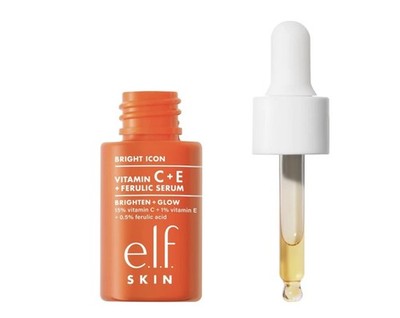 e.l.f. SKIN Bright Icon Vitamin C + E + Ferulic Serum Mini, 0.5 fl oz