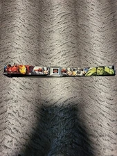 Buckle Down 2015 Mens Seatbelt Belt Avengers One Size Adjustable 