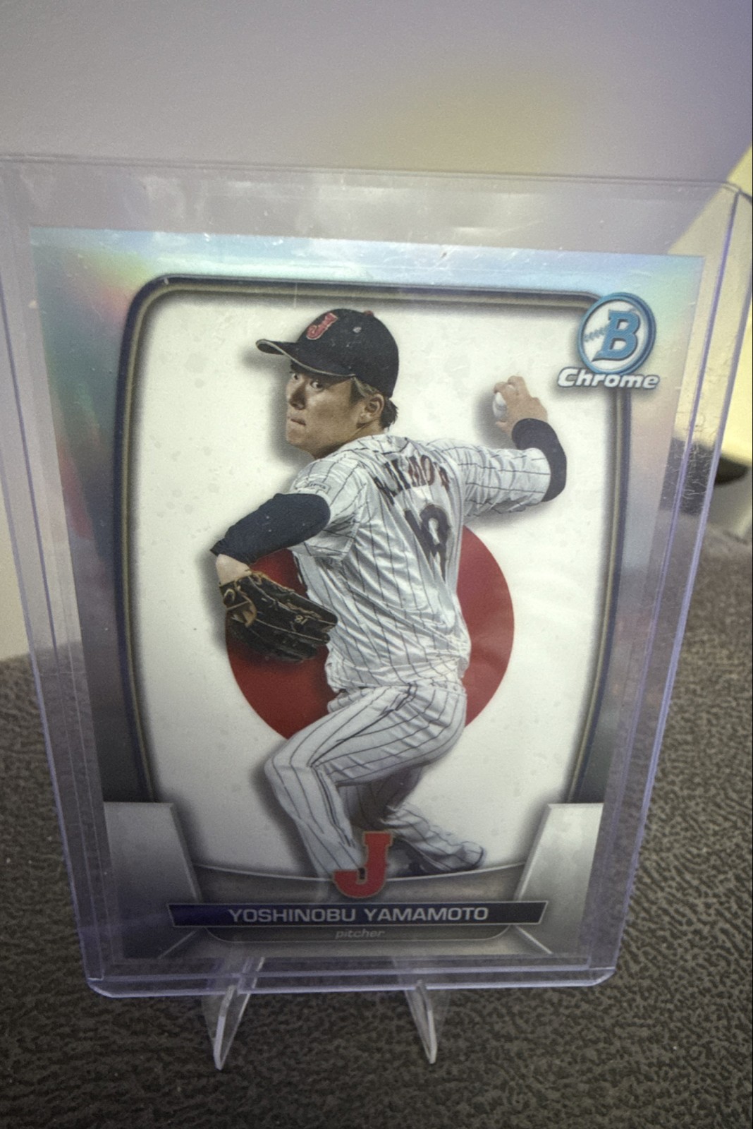 2023 Bowman Chrome - Wbc Flag Refractor Var Yoshinobu Yamamoto #WBC-51 /499 (RC)