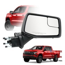 Passenger Side Door Mirror for 2019-2024 Chevy Silverado 1500, with Right