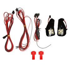 2PCS LED Rearview Puddle Light Under Side Welcome Lamp for Alphard 203410