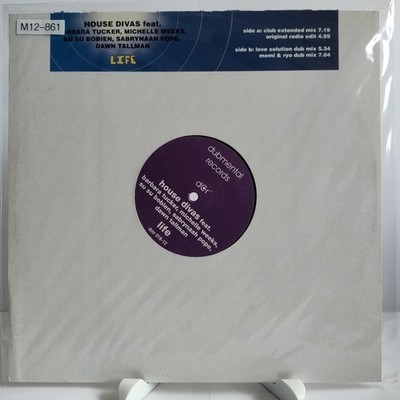 House Divas   Life, 12'' Vinyl (G/G), Dubmental Records, M12-861