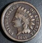 1861 INDIAN HEAD CENT - VG VERY GOOD