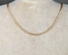 Halskette "Doppel Rombo" Diamantschliff, 50 cm, aus Rotgold 585°  + Schmuck-Etui