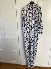 Dalmatian One Piece Pajamas - Adult Women’s Medium NWT - Jenni By Jennifer Moore