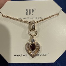 Bomb Party January 2025 Necklace Pure Confidence Garnet On Rose Gold Plating Bomb Party January 2025 Necklace Pure Confidence Garnet On Rose Gold Plating