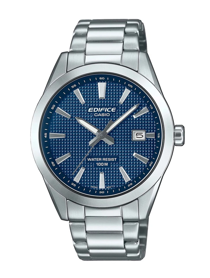 Casio EFV-160D-2AVEF Edifice Herrenuhr 100m Silber / Blau Ø40mm - Bild 1 von 1