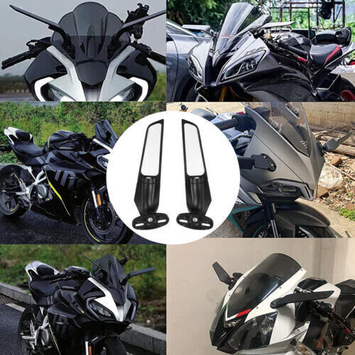 Side Mirrors Fit For Yamaha YZF R1 R3 R6 Rearview Wind Wing Mirror Adjustable - Bild 9 von 9