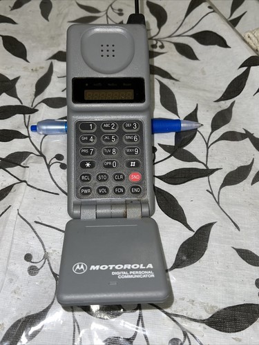 Vintage Motorola Digital Personal Communicator Cell Phone Model F09HLD8416AG - Picture 5 of 7