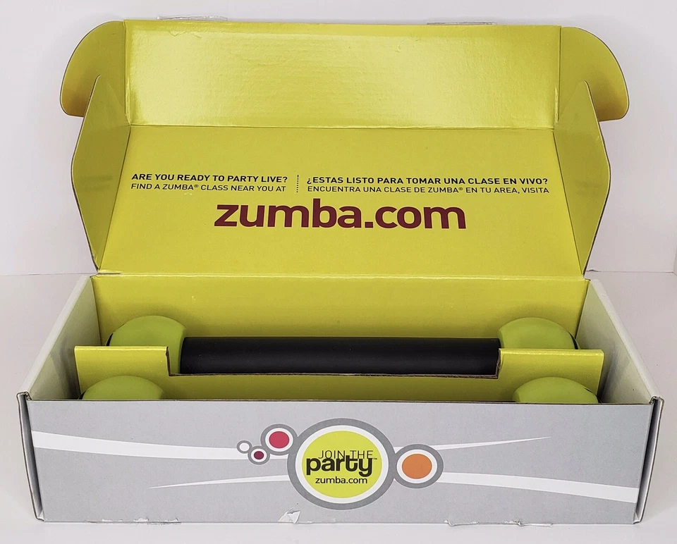 Sistema de modelado corporal ZUMBA Fitness varillas tonificantes agitadores 1 lb pesas de mano solamente Foto 3 de 4