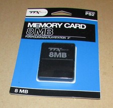 TTX Playstation 2 PS2 8MB Memory Card Brand New / Fast Shipping