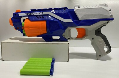 Nerf N-Strike ELITE DISRUPTOR Toy Gun Dart Blaster Darts Rotating Drum  (UVGC)