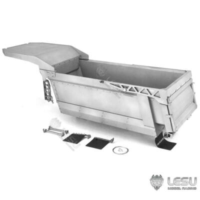 LESU 1/14 8*8 Tipper Metal Bucket For 1/14 Tamiye dumper Truck Tractor RC Car