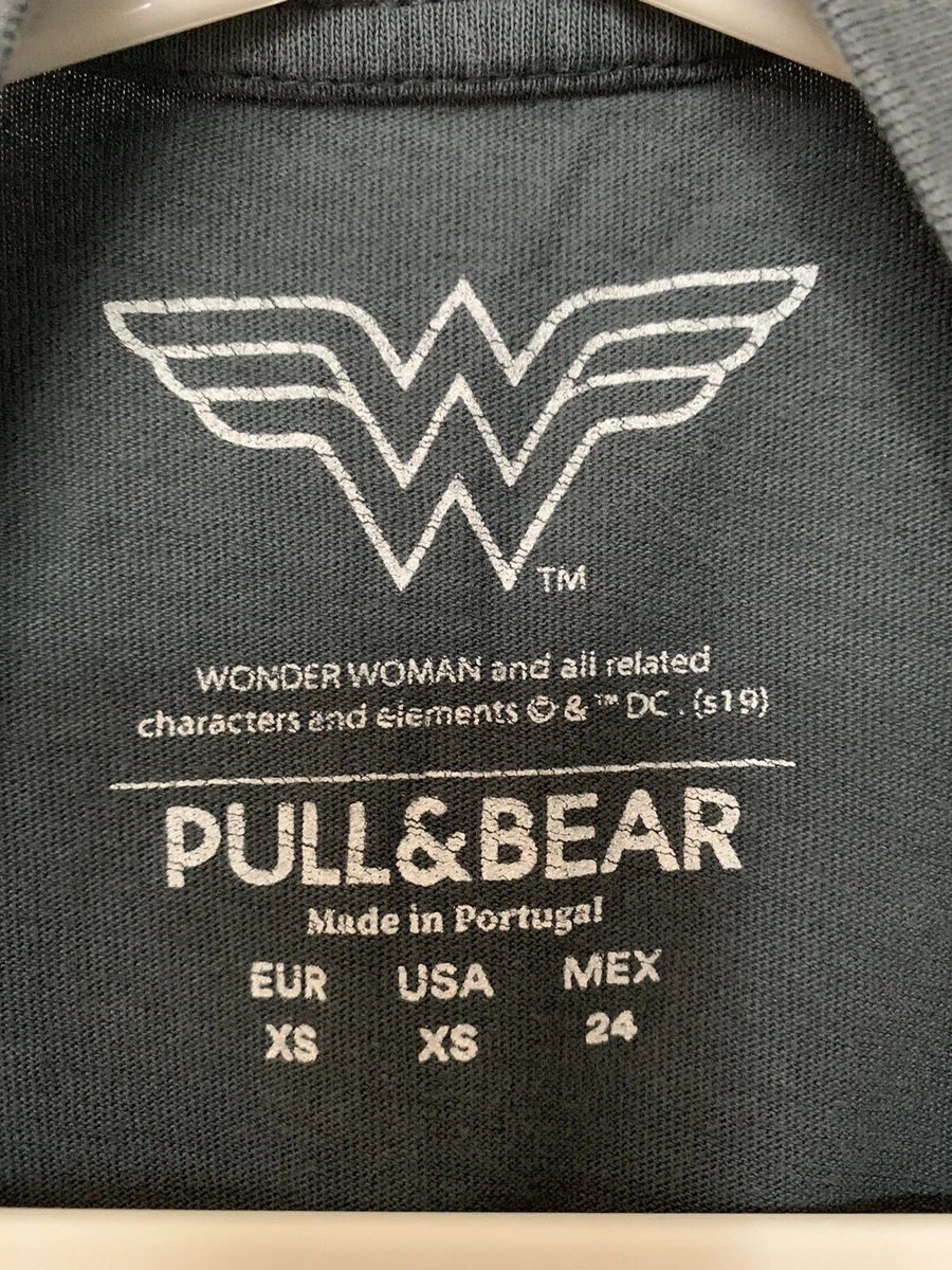 wonder woman t shirt pull and bear