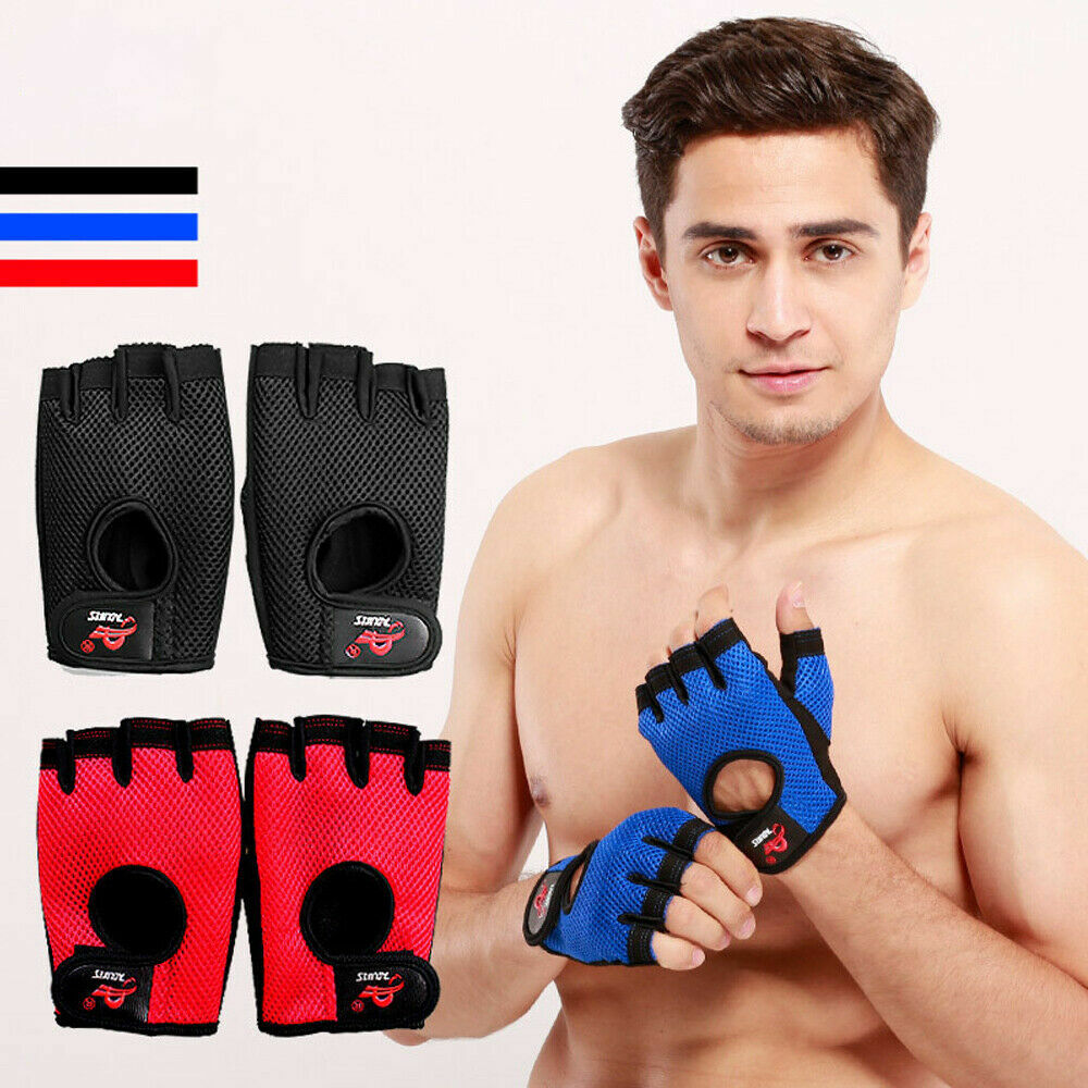 (4 Pair) Cycling Gloves Mens Womens Mountain Bike Gloves Half Finger