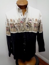 Vintage Cowboys Turtle mens shirt horse Tack room print