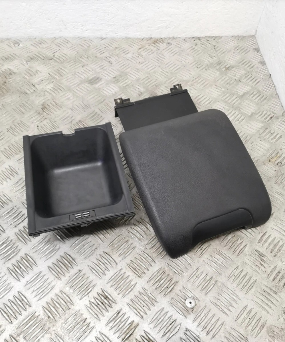 BMW 5 E39 Arm Rest Center Console Black Leather Armrest With Lid