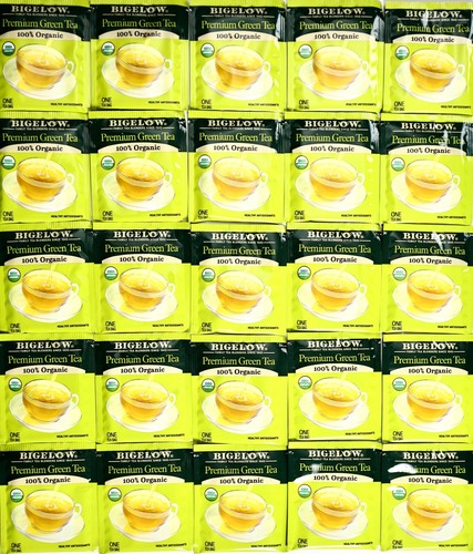 Bigelow Premium 100% Organic Chinese Green Tea, Individually Wrapped - Picture 4 of 8