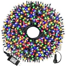 105FT 300 LED Christmas String Lights, 8 Modes, UL Certified, Multicolor