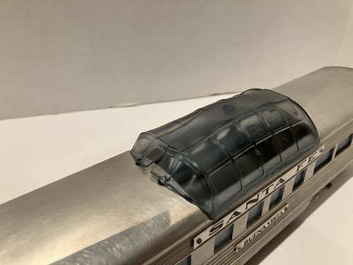 S01: AMT American Model Toys O Gauge Aluminum Santa Fe Buena Vista Dome Car 14" - Picture 10 of 10