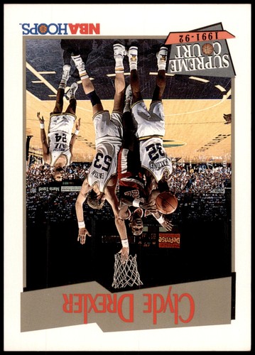 Clyde Drexler #491 1991 Hoops card