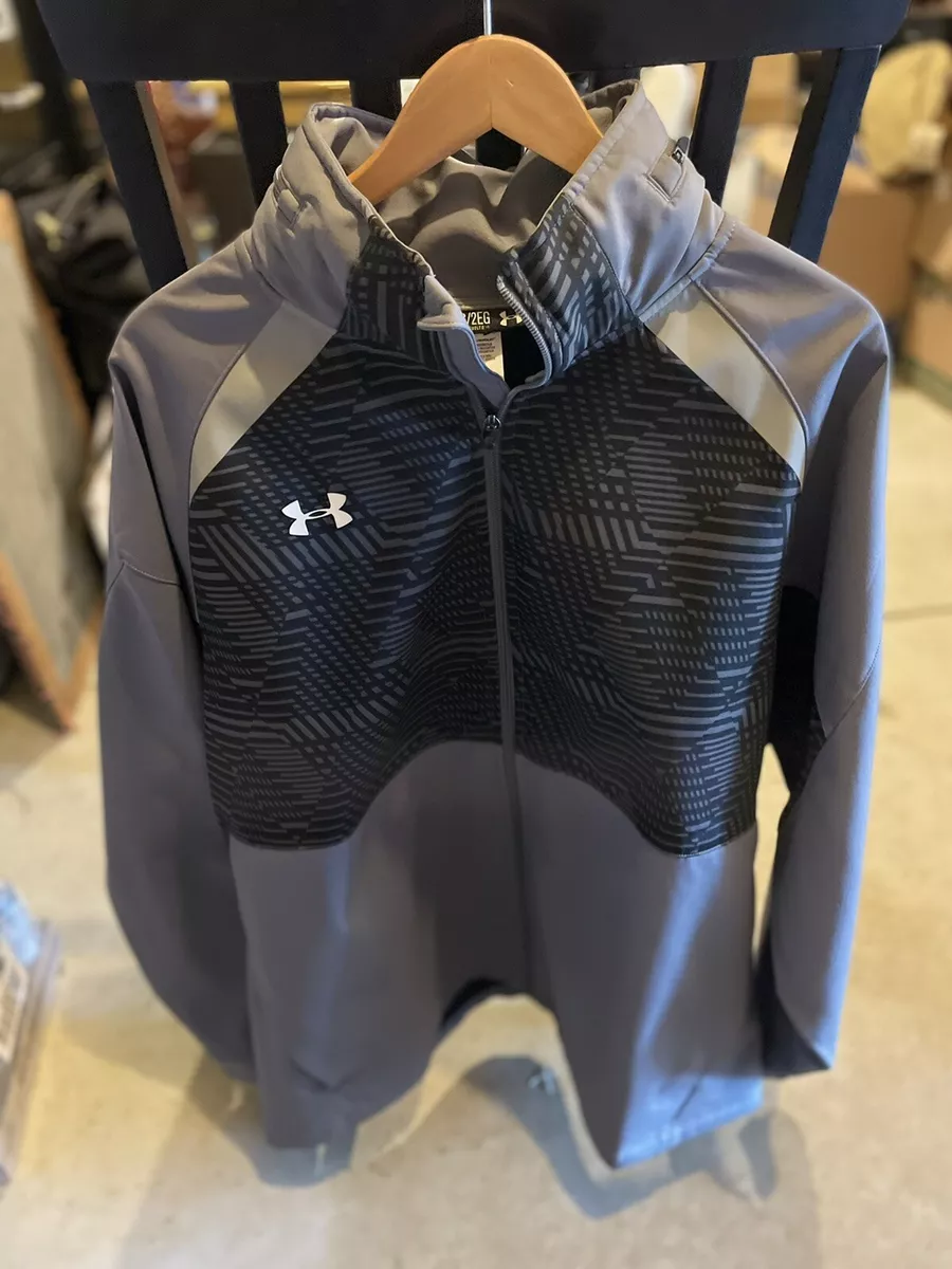 Men's Under Armour Coldgear Infrared Shield Jacket Baroque Gray/Black Size  2XL