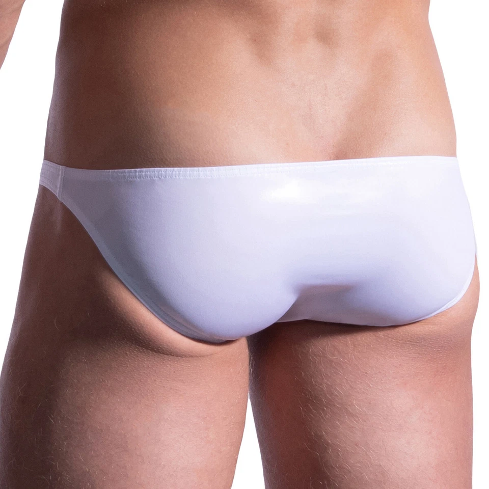 Cueca Manstore emborrachada de alto brilho cintura super baixa 2-11772 - Imagem 2 de 2