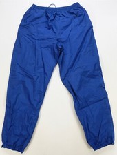 Rare VTG NIKE Tonal Swoosh Poly Cotton Lined Track Pants Joggers 90s Women  s XL