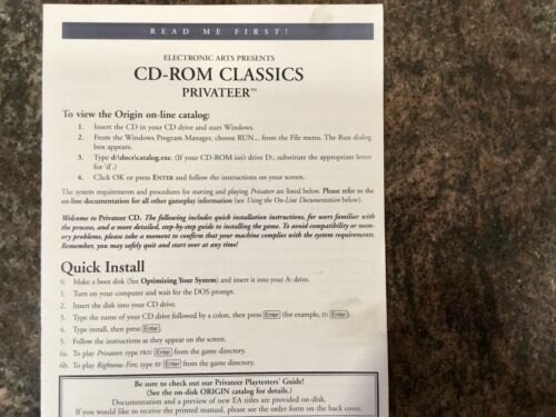 Wing Commander CD-ROM Classics Lot (PC, 1994,1995) - Picture 7 of 9