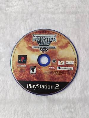 Monster Jam: Maximum Destruction (Sony PlayStation 2, 2002) Disk Only