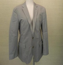 JCrew 298 Men's Ludlow Suit Double Vent Jacket Italian Chino 40S anchor grey