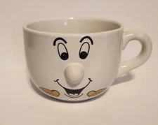 Ceramic Wide Coffee Mug Cup Funny Happy Face 3D Nose Collectible Novelty Vintage