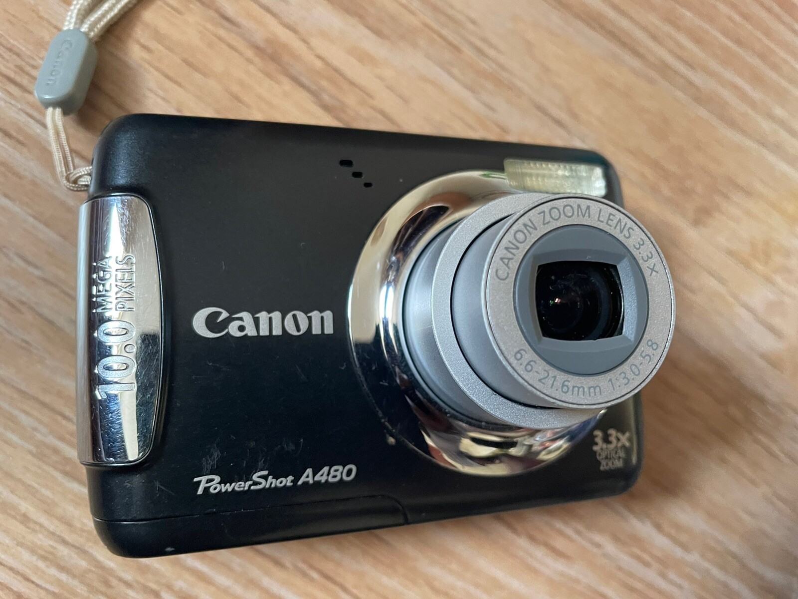 Canon PowerShot A480 10.0MP Digital Camera Black 8714574533155 eBay