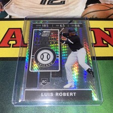 Panini Chronicles Baseball Luis Robert Silver Hyper Prizm Base RC SP/299 CWS