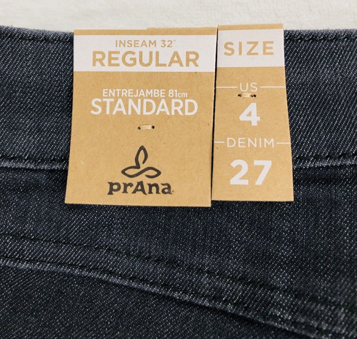 Pantalones de mezclilla prAna Jada para mujer talla 4 índigo estándar 32" entrepierna corte bota nuevos con etiquetas - Imagen 3 de 9