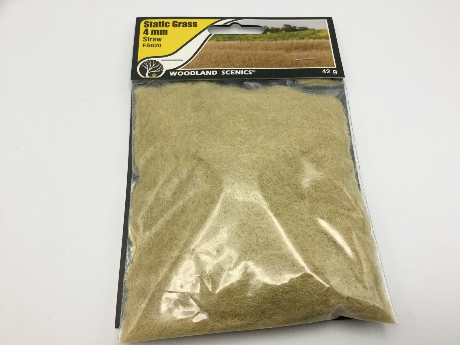 Woodland Scenics FS620 Static Grass 4mm Straw