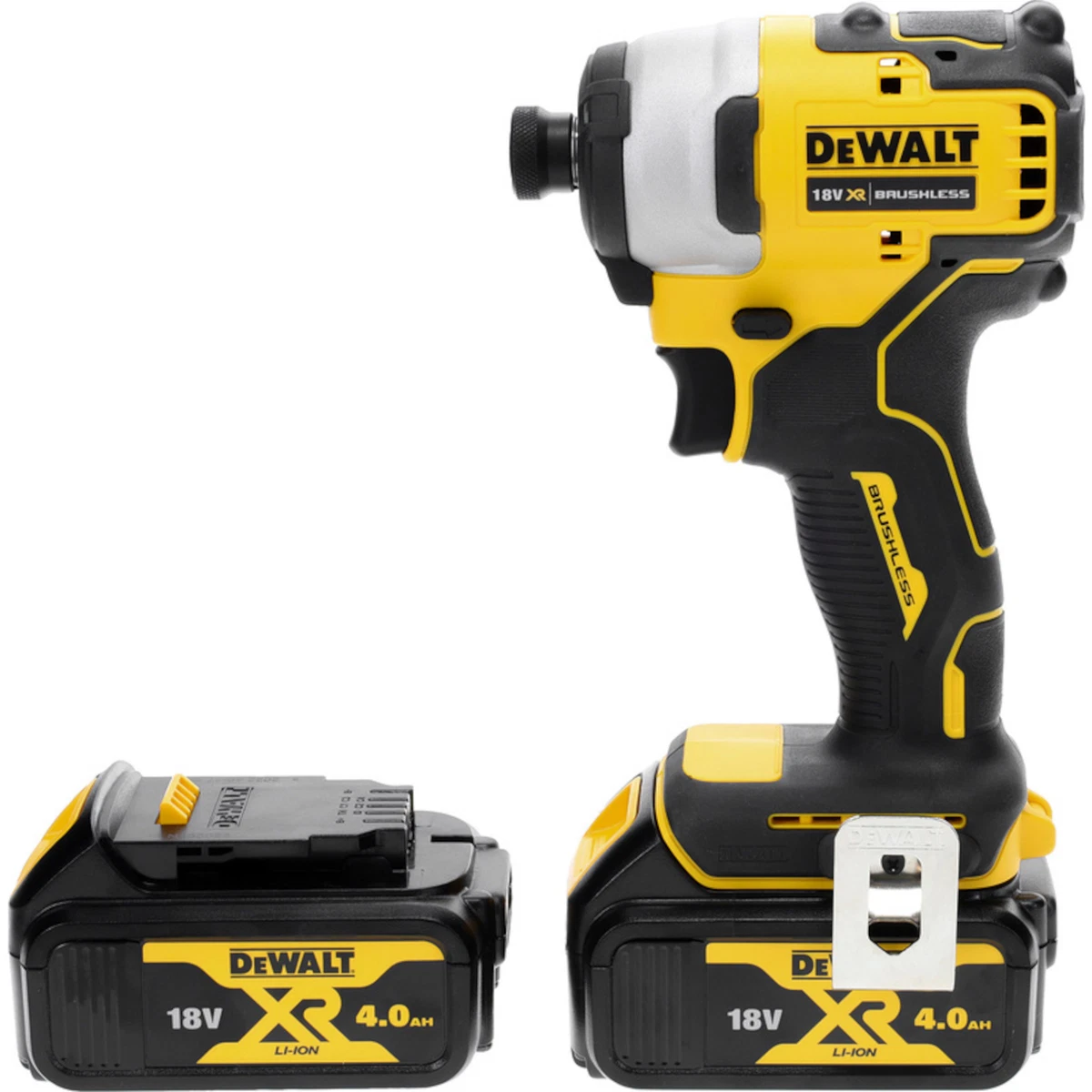 DeWalt Impact Driver Drill Brushless Cordless Tool 2x Batteries
