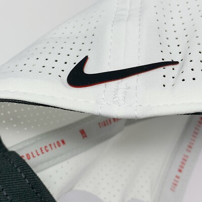 NEW Nike Tiger Woods Fitted Hat L/XL FB6454-100 White Dri