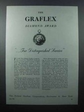 1945 Graflex Camera Ad - The Diamond Award