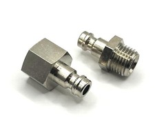 PCL Mini Air Line Hose Male Adaptor 1/4" BSP Rectus 21 Quick Coupling Connector