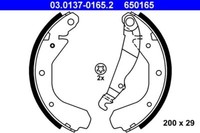 ATE 03.0137-0165.2 Bremsbackensatz FüR Opel