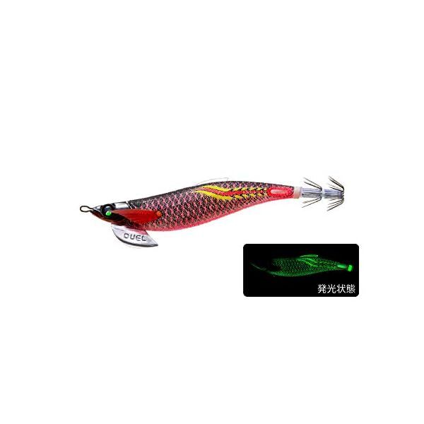DUEL EZ-Q size 3.5 Luminous Black Egi Squid jig from stylish anglers japan