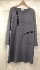 Chalet et Ceci Made In USA Women's Gray Black Dress Size Small