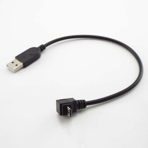 Up Down Left Right Angle 90° Micro USB Male to Male Data Charge Cable for Phone - Picture 9 of 12