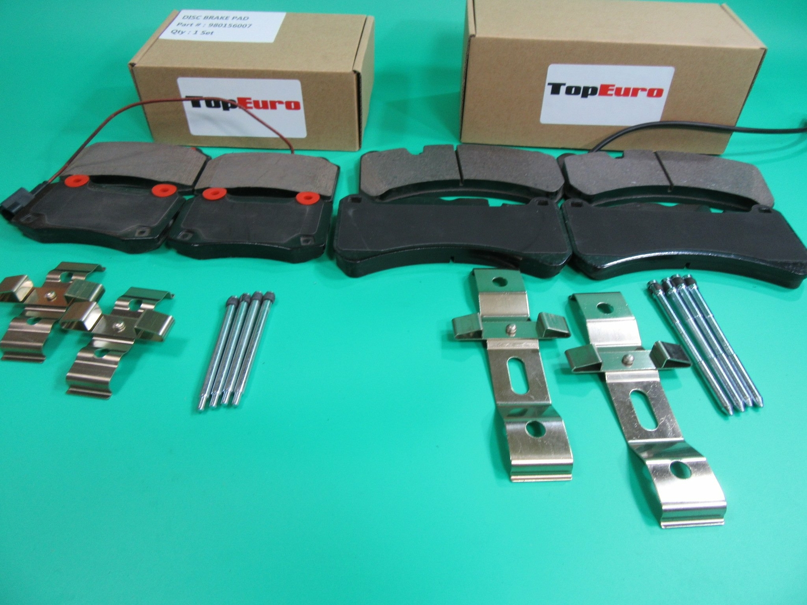Maserati Ghibli front and rear brake pads for drilled rotors
